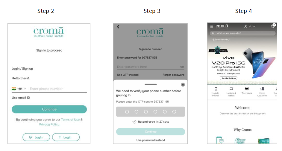 Croma coupon code for cheap new user